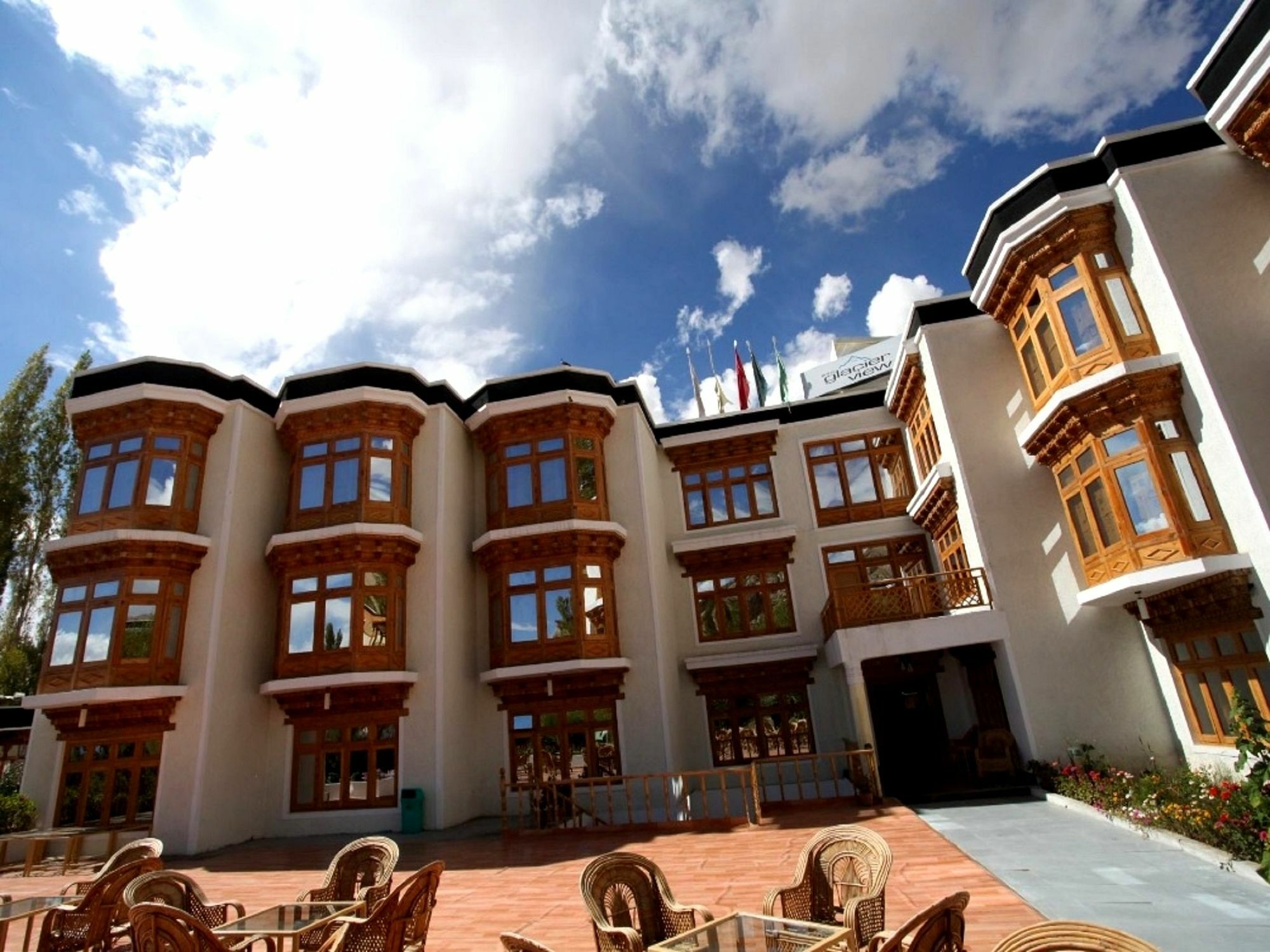 Hotel New Glacier View Leh Bagian luar foto